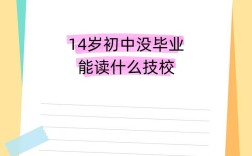 初中未毕业，有哪些升学或就业选择？