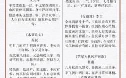 2025初中古诗词鉴赏考什么？