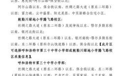 2025年呼市小学流程