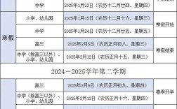 开福区小学寒假何时放？
