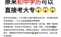 初中毕业可以直接考大专吗