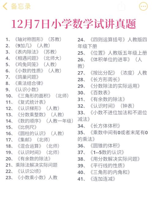 小学数学教师编制考什么真题？-图2