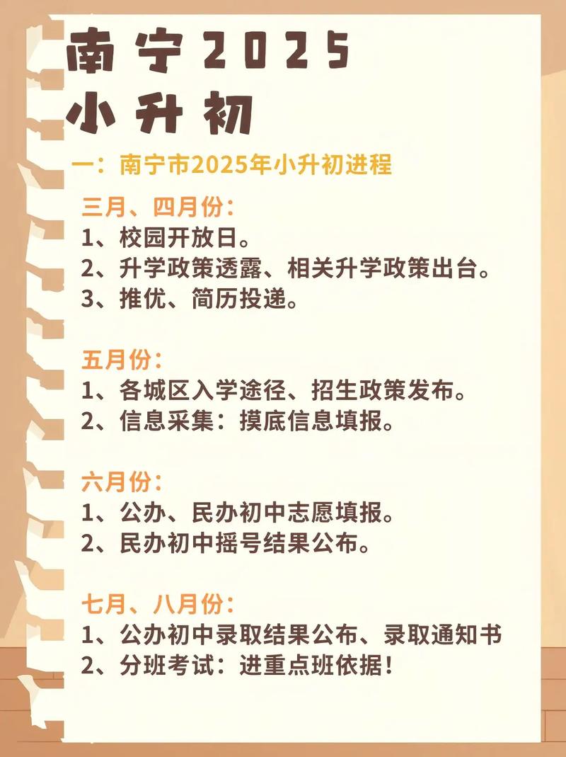 南宁初中小升初招生简章有哪些关键信息？-图1