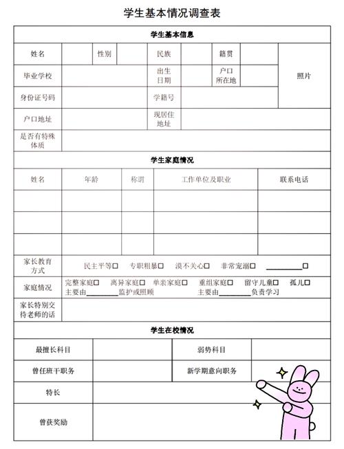 初中入学表格填写注意事项有哪些?-图1 初中入学表格填写注意事项有哪些?-图1