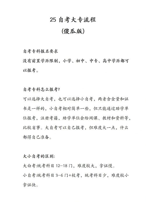 初中毕业生自考怎么报?流程和条件是什么?-图2 初中毕业生自考怎么报?流程和条件是什么?-图2