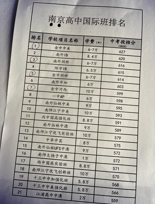 南京国际高中哪家强？排名依据是什么？-图1