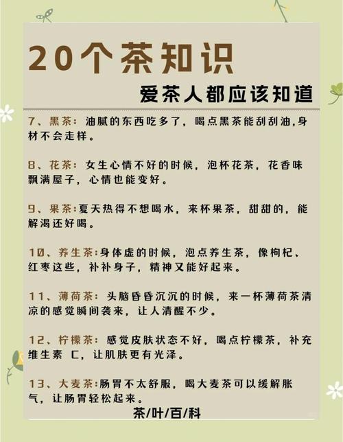 初中高茶艺公共理论知识有哪些核心要点?-图1 初中高茶艺公共理论知识有哪些核心要点?-图1
