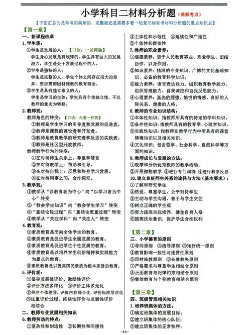 小学教育教学知识重点有哪些?-图1 小学教育教学知识重点有哪些?-图1