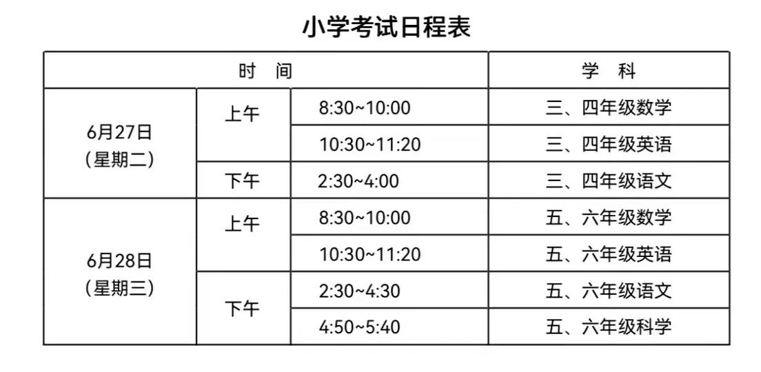 2008年小学考试具体时间是几月几号？-图2