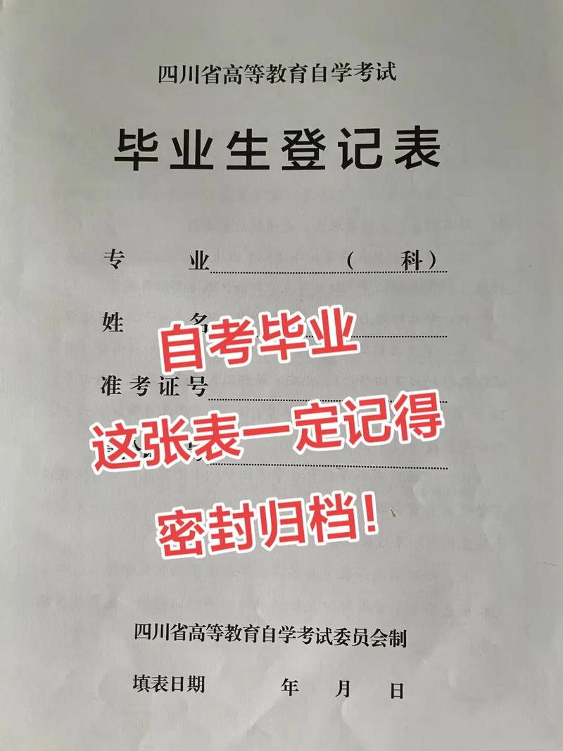 高中毕业自考毕业档案-图3