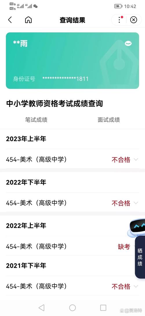 中小学教师资格笔试成绩-图3