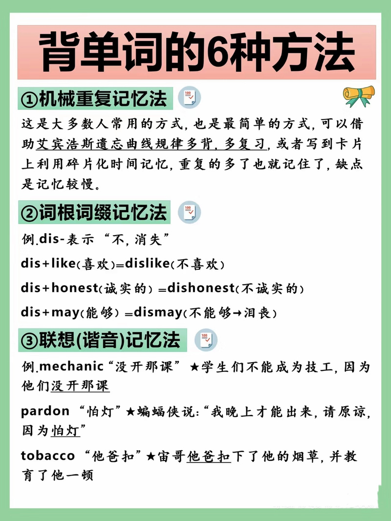 如何辅导初中孩子背单词-图2