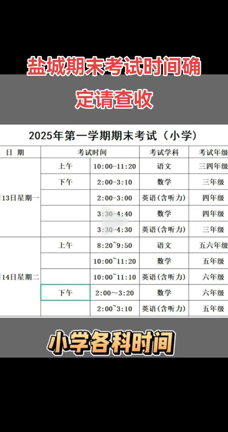 2025年小学考试时间-图3