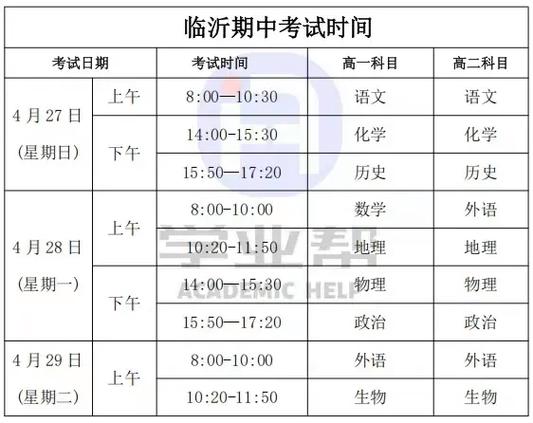 临沂初中考高中具体时间定了吗？-图2