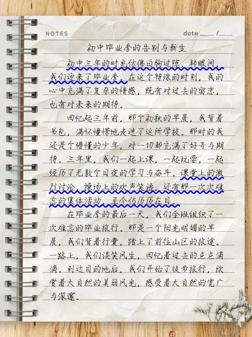 初中毕业作文800字,如何写出真情实感?-图1 初中毕业作文800字,如何写出真情实感?-图1