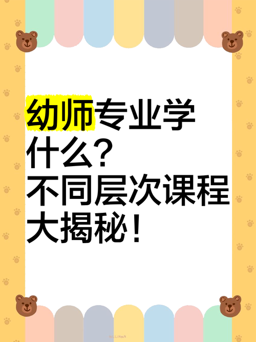 幼师专业究竟学哪些核心技能与知识?-图2 幼师专业究竟学哪些核心技能与知识?-图2