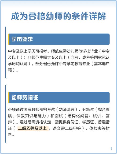 幼师需满足哪些条件？教什么内容？-图1